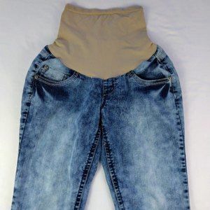 Wallflower acid wash, maternity jeans  Size M